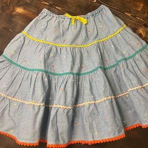 Denim Mini Boden Skirt
